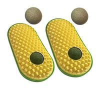 VTIDOBE Pet Corner Scratcher Brush Massage Comb for Boredom Cats Dog Self-Groomers Table Leg