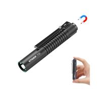VTIGER T1A Mini Pocket EDC Torch with Clip,1300 Lumen Compact AA Rechargeable LED Little Flashlights, Super Bright Tail Switch Small Flashlight with Magnet for Camping,Hiking,Outdoor,Emergency