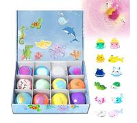 Vtizikl 2026 New 12PCS Bath Bombs for Kids, Spa Fizzies Handmade Bubble Bath Bomb, Organic and All Natural Ingredients Bubble Bath Bombs, Gift Set for Birth Easter Gift (12pc)