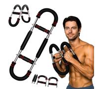 Vtizikl Adjustable Arm Trainer- 40-100lb Resistance Twister Arm Trainer for Home Gym, Chest Workout & Forearm Strengthener, Portable Fitness Equipment for Men & Women (Red)