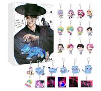Vtizikl Advent Calendar 2025, 24 Days K-Pop’s Dem-ons H_Hunters Christmas Countdown Gift with Huntrix Keychain, Acrylic Pendant Y2K Accessories for Fans, Collectors (A)