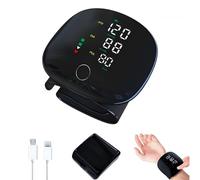 Vtizikl Clinically Validated Wrist Blood Pressure Monitor - LED Touchscreen, Adjustable Cuff, Voice Guidance, Memory Function，Portable Travel Case for Adults & Seniors, Home & Travel Use