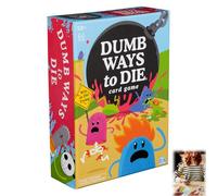 Vtizikl Dumb Ways to Die Card Game | Family Party Game for Adults & Teens | Based on Viral Video | Fun for Game Nights, Ages 12+