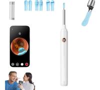 Vtizikl Ear Wax Removal kit, Ear Camera,Otoscope,Otoscope,Earwax Remover Tool with Camera, Professional Ears Cleaners Set with Cleanings Brush and Storage Box for Children and Adult (White)