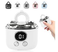 Vtizikl Electric Nail Clippers,Automatic Electric Nail Trimmer with 2.5X Magnifying Glass,2 Trimming Modes Safe Quiet,Electric Nail Clipper for Adults Kids,Rechargeable(White)