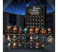 Vtizikl Halloween Advent Calendar 2025, Halloween Countdown Calender, 31 Nights Of Fright, Advent Box with Figurines, Horror Doll Collectible for Girls and Boys (31 Days)