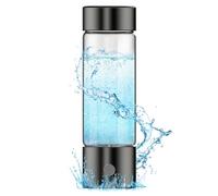 Vtizikl Hydrogen Water Bottle [420ml Portable] - Dual SPE/PEM Tech for Fast 3-Min Hydrogen Boost, BPA-Free & Leak-Proof Design, Ideal for Gym/Office/Travel -Wellness Gift 2025 (Black)