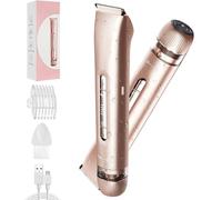 Vtizikl Lady Shavers for Women,2-in-1 - IPX7 Waterproof Body & Bikini Trimmer,Rechargeable Painless Razor for Legs,Underarm,Sensitive Areas + Nose Hair Remover for Women