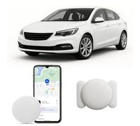 Vtizikl Mini GPS Tracker for Car,Kid,Pets, Hidden Magnetic Car Tracker No Monthly Fee, No SIM, Real-Time GPS Tracking, Works with goo- gle Find My(Only Android) Vehicle Locator (White 1pc)