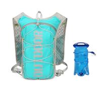 Vtizikl Running Vest, Running Hydration Vest, Women's Running Backpack with 1.5L Water Bladder, Reflective Strips, Fixed belt and Whistle for Marathon, Running, Cycling, Hiking (Green)