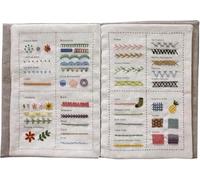 Vtizikl Sewing Book, Sewing Kit, Beginners Embroidery Instructions Book for D-IY Sewing Kit, Creative Embroidery Stitch Book with Sewing Accessories for Elevate Sewing Skills (Grey)
