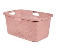 VTL® 50L Rectangular Laundry Basket Clothing Hamper With Handle - Pink