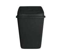 VTL® 60 Litre Black Plastic Swing Bin Durable For Kitchen And Home Waste