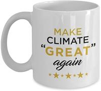 VTmaio Funny Mug Climate Change Mug - Make Climate Great Again - Mother Earth Coffee Cup - Love Your Mother Earth 11OZ