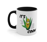 VTmaio Funny Mug Its Corn It Has The Juice Novelty Coffee Mug Corn Mug Funny Cup Idea Gifts For Women Men Friends Family On Birthday Halloween Thanksgiving Christmas 11OZ