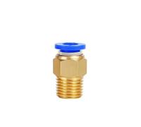 VTMTZVLVAD 20Pcs Pneumatic Quick Connectors - Brass/Plastic Air Fittings for 4mm, 6mm, 8mm, 10mm Hose Tube - 1/8", 1/4", 3/8", 1/2" Threaded(PC4-M5)