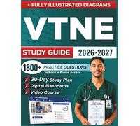 VTNE STUDY GUIDE 2026 - 2027: Expanded Edition with Detailed Review for the Veterinary Technician Certification Exam, 1800+ Questions and Answers and ... Access to Pass (Academic Succees Hub)