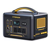 VTOMAN 1500W Portable Power Station - 828Wh LiFePO4 Battery Solar Generator with Dual 100W PD Type-C & Regulated DC, Capacity Expandable to 2376Wh for Camping, Travel, Off-grid Life, Backup