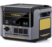 VTOMAN FlashSpeed 1500 Portable Power Station 1548Wh - Recharge 0-100% within 1H, LiFePO4 (LFP) Battery Powered Solar Generator with 230V/1500W AC Output/Input, 100W USB Port for Outdoor & Indoor