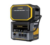 VTOMAN FlashSpeed 1500 Power Station with Extra Battery, Up to 3096Wh
