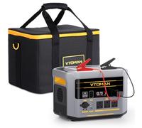 VTOMAN FlashSpeed 2400 Portable Power Station with Waterproof Carrying Case
