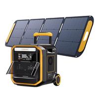 VTOMAN FlashSpeed Pro 3600 Portable Power Station with 200W Pro Solar Panel, 3600W/3096Wh LiFePO4 Battery, Expandable Capacity to 6192Wh, 2H Fast Charging 0-100%, solar generator for Camping, Home, RV