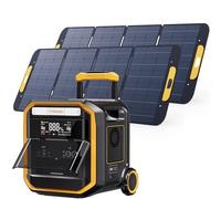 VTOMAN FlashSpeed Pro 3600 Power Station with 2*400W Solar Panel, 3600W/3096Wh LiFePO4 Battery, Expandable Capacity to 6192Wh, 2H Fast Charging 0-100%, Solar Generator for Camping, Picnics, Emergency