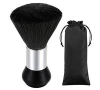 Vtrem Barber Brush Neck Duster: Black Large Barbers Professional Hair Cutting Hairdressers Brushes Cleaning Removal Soft Hairbrush for Home and Salon