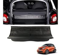 VTRWLMWN Car Retractable Rear Trunk Parcel Shelf, for Smart Fortwo 2015-2020 Luggage Cargo Shield Cover Cover Sunshade Shelves Tail Box Partition