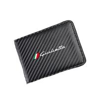 VTRWLMWN Car Wallet, For Alfa Romeo 156 159 Mito Giulia Stelvio Giulietta Minimalist Lightweight Card Wallet Driving Licence Document Holder Organiser,A