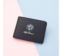 VTRWLMWN Car Wallet, For Alfa Romeo Minimalist Lightweight Card Wallet Driving Licence Document Holder Organiser,B