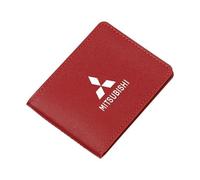 VTRWLMWN Car Wallet, For Mitsubishi Minimalist Lightweight Card Wallet Driving Licence Document Holder Organiser,C