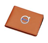 VTRWLMWN Car Wallet, For Volvo Minimalist Lightweight Card Wallet Driving Licence Document Holder Organiser,D