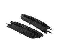 VTSGBLS Auto Car Front Bumper Fog Light Lamp Grille Cover Replacement For A6 C7 Regular Version 2012 2013 2014 2015 4G0807681 Accessories(Glossy Black Stripes)