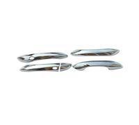 VTSGBLS car Interior Door Pull Handle Car Side Door Handle Bowl Covers Protection Stickers Auto Accessories Exterior for Hyundai for Tucson NX4 2023 2022 2021 2024(Handle Silver)