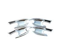 VTSGBLS car Interior Door Pull Handle Car Side Door Handle Bowl Covers Protection Stickers Auto Accessories Exterior for Hyundai for Tucson NX4 2023 2022 2021 2024(Bowl Silver)