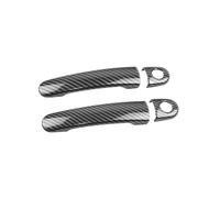 VTSGBLS Exterior Door Handle Covers Protective Trim for VW for Golf 4 for Jetta for Bora MK4 for Rabbit A4 1J for Passat B5(Carbon a)