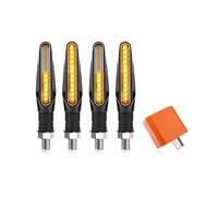 VTSGBLS For Aprilia Rsv4 Rsv4r Rs 660 125 Motorcycle Turn Signals Light Directional Indicators Flasher Flowing Lamp Flashing Lights Turn Signals Light(4 Pieces and Relay)