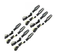 VTSGBLS For KYMCO For Downtown 300i 350i 200i 200 300 500 12V 10mm Motorcycle Indicator Lamp Double-Sided Front Rear Turn Signal Lights Turn Signals Light(8 pieces)