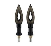 VTSGBLS For Kymco For Downtown 300i 350i 200i 200 300 500 Motorcycle Turn Signal Lights Blinkers Flashers 12V Indicator Lamps Turn Signals Light(Black,1 Pair)