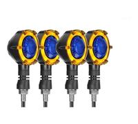 VTSGBLS For KYMCO For Downtown 300i 350i 200i Motorcycle Turn Signal Lights Sequential Flowing Blinker 12V Indicator Flasher Lamp Turn Signals Light(BLUE,4 pieces)