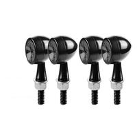 VTSGBLS For R6 R3 R1 R7 R125 YZF R25 TDM900 TDM850 XSR155 XSR700 Bullet Motorcycle Turn Signal 12V Brake Light Turn Signals Light(4 Sm-oke Lens)