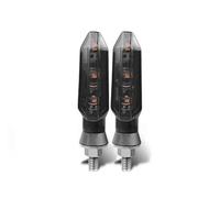 VTSGBLS For Tiger 800 900 For Speed Triple For Daytona 675 8mm Motorcycle Turn Signal Lights Flashing Blinker Lamp 12V Moto Indicator Turn Signals Light(Sm-oke,2 PIECES)