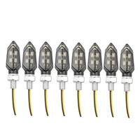 VTSGBLS For Tiger 800 900 For Speed Triple For Daytona 675 Motorcycle Turn Signal Light Universal Blinker Lamp 10mm Indicators 12v Turn Signals Light(4 pairs)