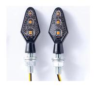 VTSGBLS For Tiger 800 900 For Speed Triple For Daytona 675 Motorcycle Turn Signal Lights 8mm 12V Indicator Lamp Universal Front Rear Turn Signals Light(Sm-oke,2 PIECES)