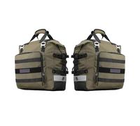 VTSGBLS Motorcycle Luggage for Motorcycle Saddle Bag with Removable Waterproof Inner Side Travel Luggage Pack Pannier Quick Release(Army Green 2 Pcs)