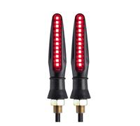 VTSGBLS Motorcycle Turn Signal Lights Flashing Signal Lamp For Victory Turn Signals Light(RED,1 Pair)