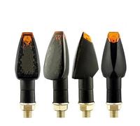 VTSGBLS Motorcycle Turn Signals Indicator Blinker Light Flashing Lamp For Ducati For Diavel For Panigale V4 848 1098 Turn Signals Light(Sm-oke,4 Pieces)