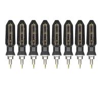 VTSGBLS Motorcycle Turn Signals Light For Z900RS ZZR600 Z250 EX250 EX300 Turn Signals Light(Sm-oke Shell,8 pieces)