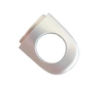 VTSGBLS Outer Door Handle Cap for VW for Polo for Vento for Classic UP Door Handle Lock Cap Key Hole Cover 6RD837879(Silver)